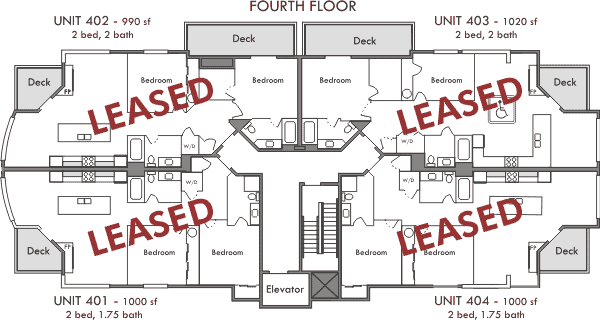fourth floor unit
